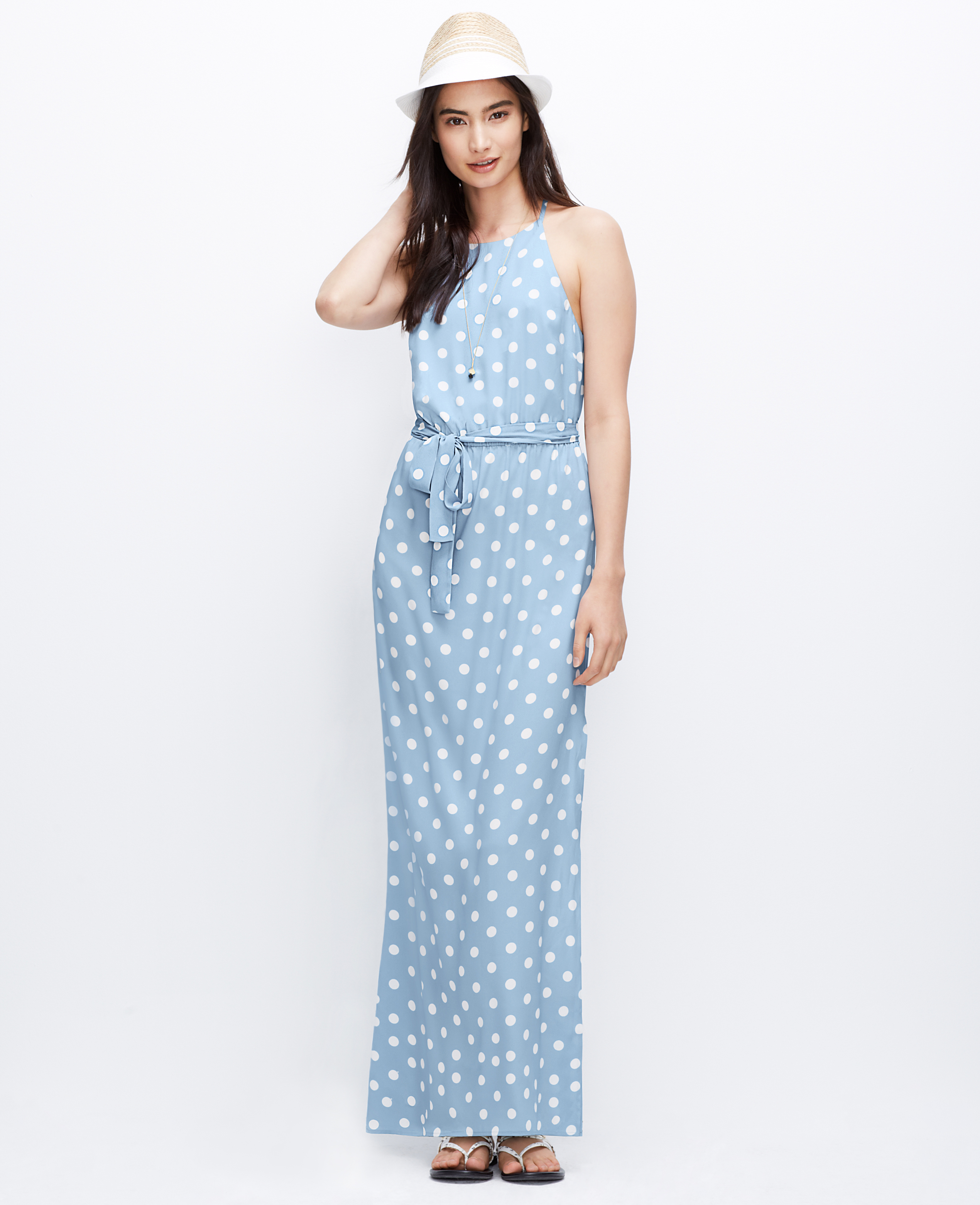 ann taylor polka dot dress