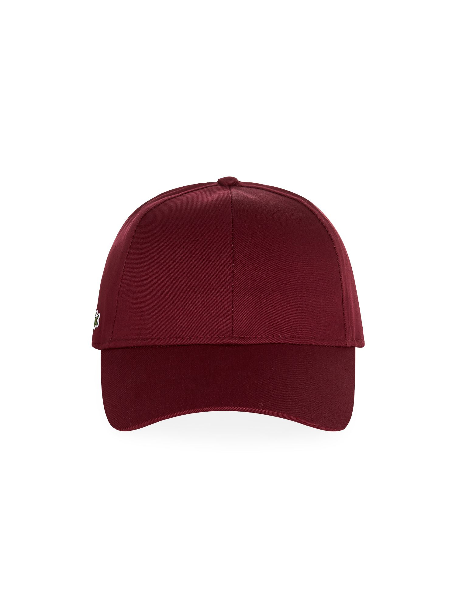 burgundy lacoste hat