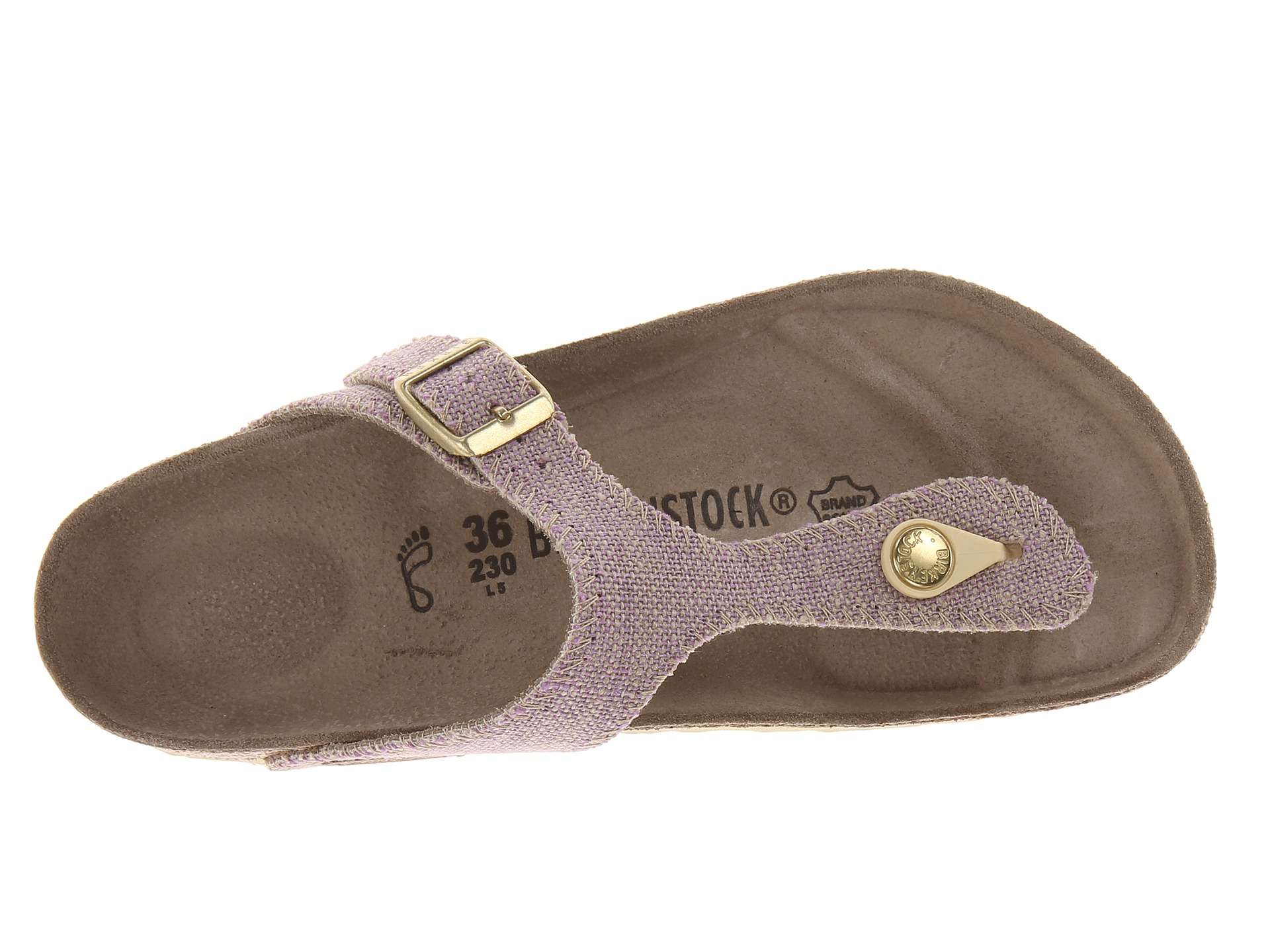 birkenstock purple gizeh