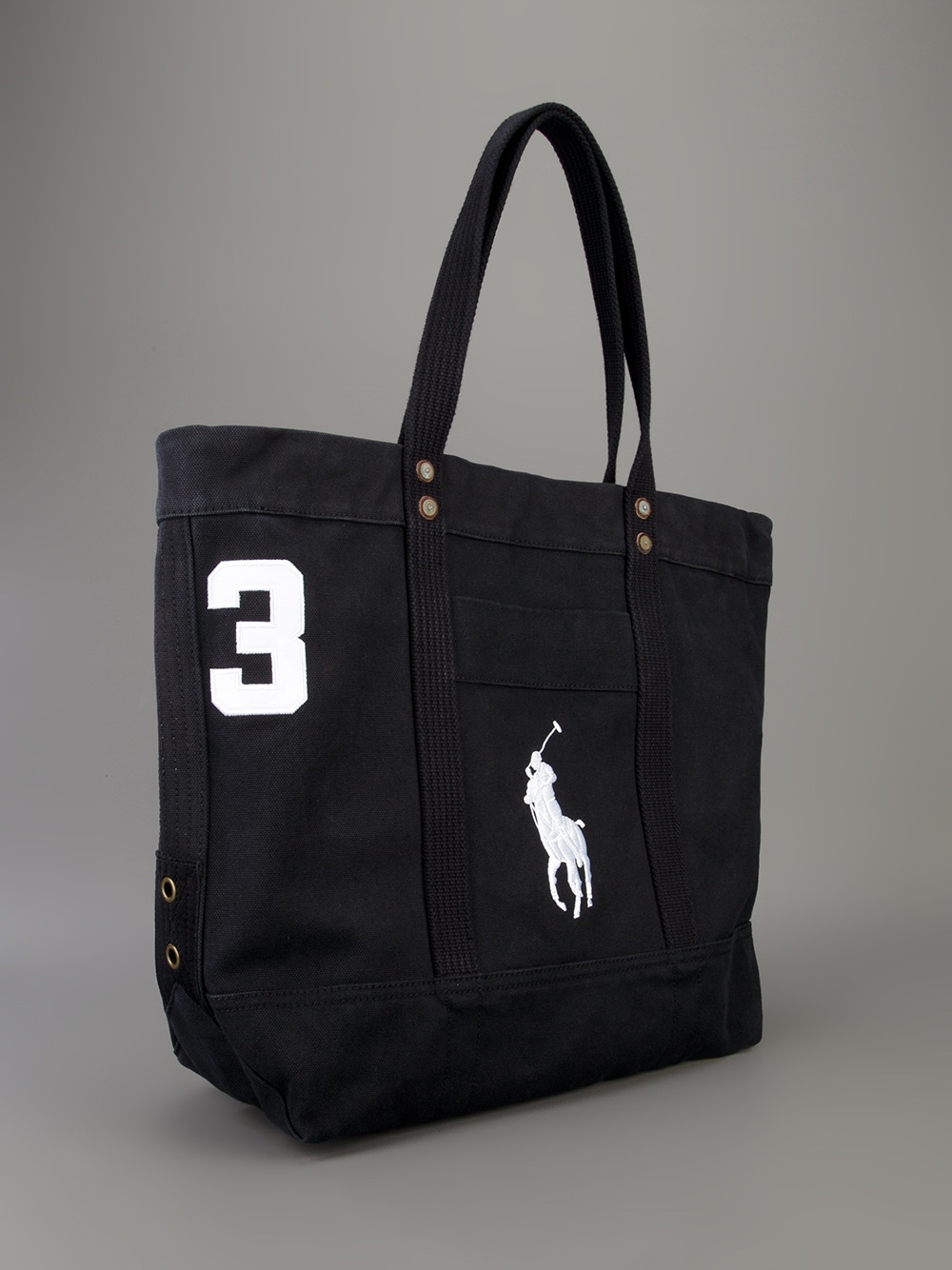 Ga lekker liggen Savant Beïnvloeden Polo Ralph Lauren Logo Shopping Bag in Black for Men - Lyst