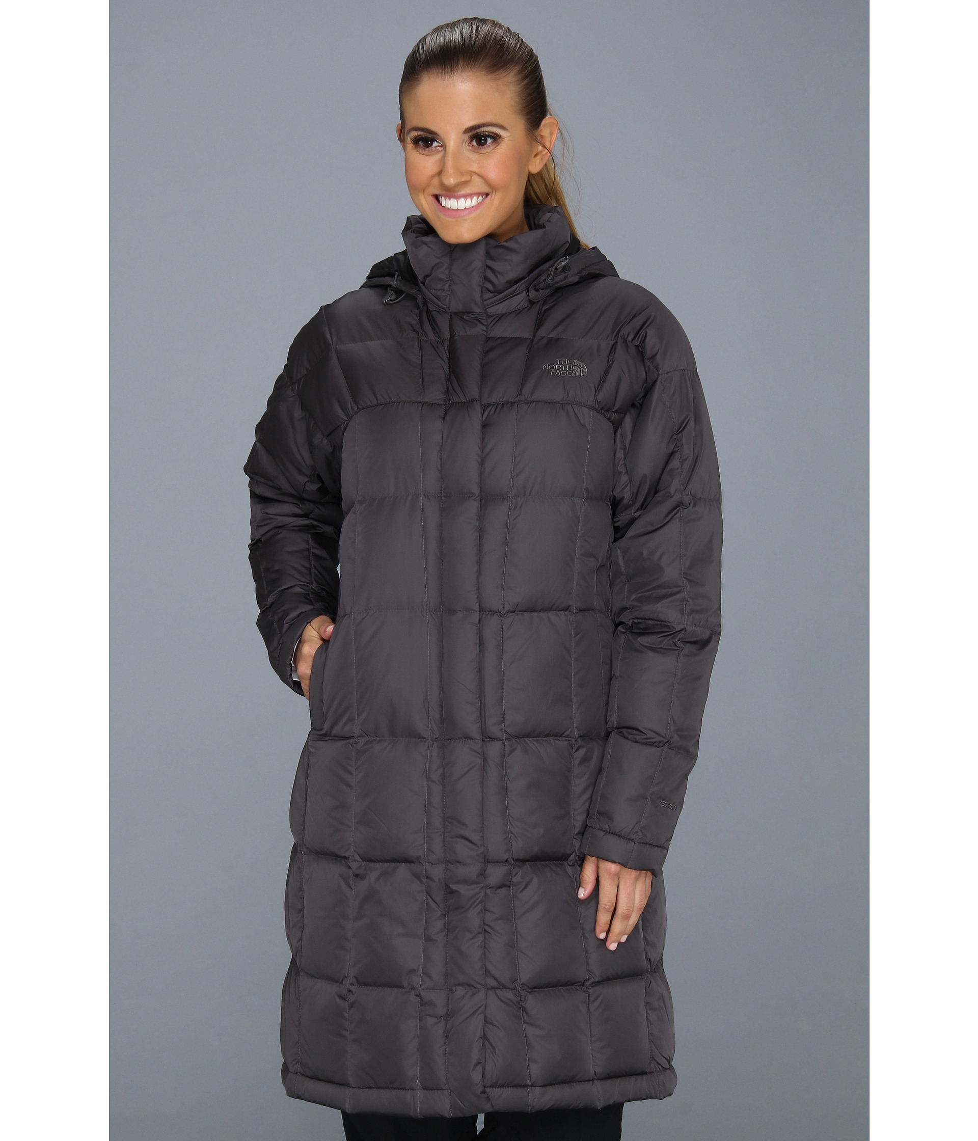 north face metropolis parka graphite grey