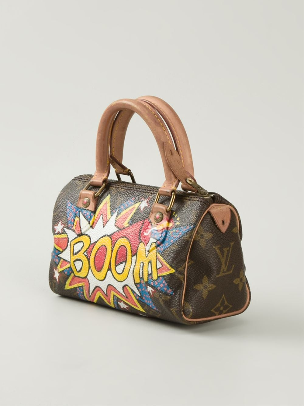 Lyst - Louis Vuitton Mini &#39;Boom&#39; Print Bowling Bag in Brown