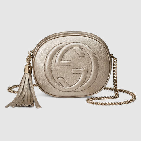 soho leather mini chain bag