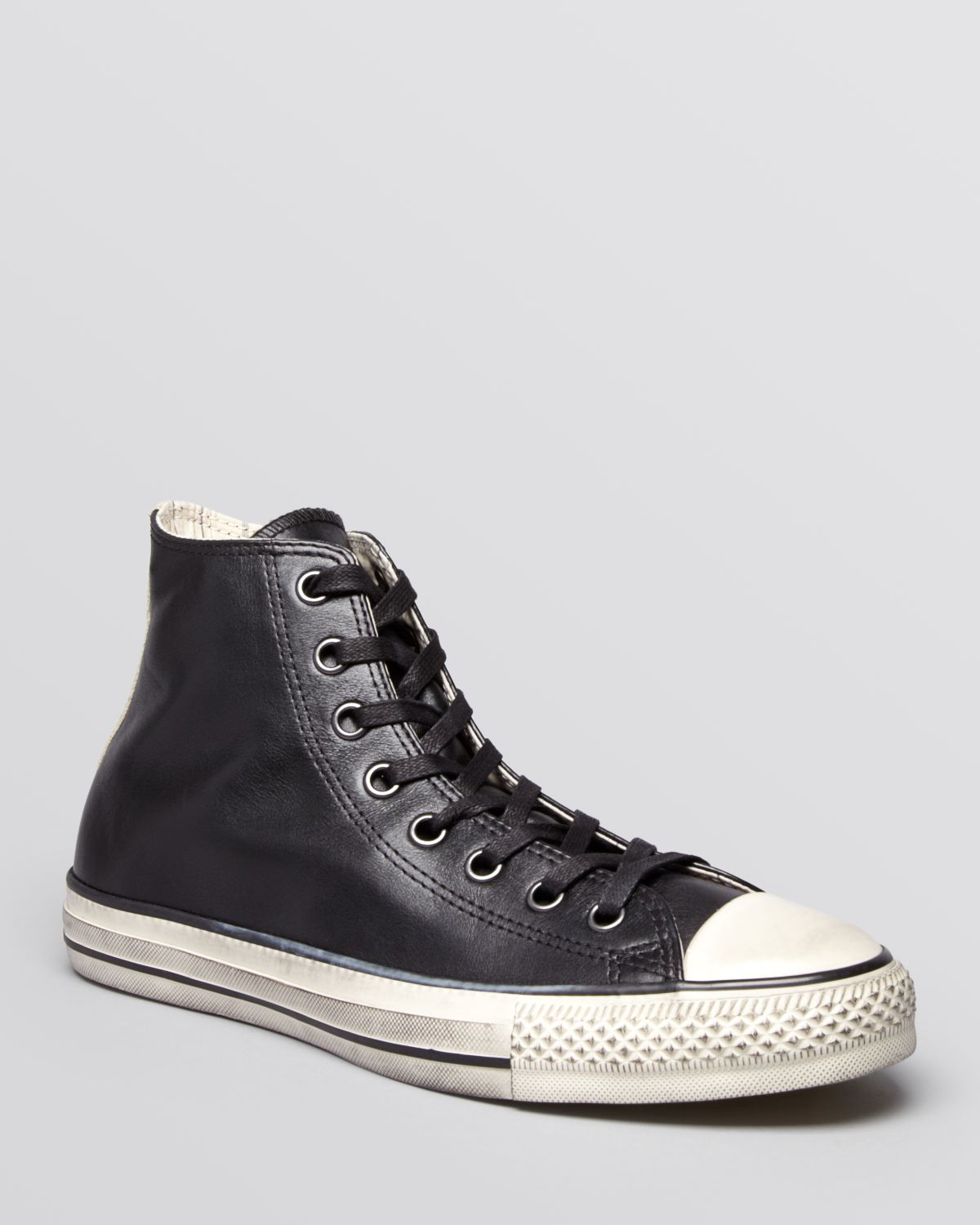 Converse By John Varvatos Chuck Taylor All Leather Sneakers in Black for Men | Lyst