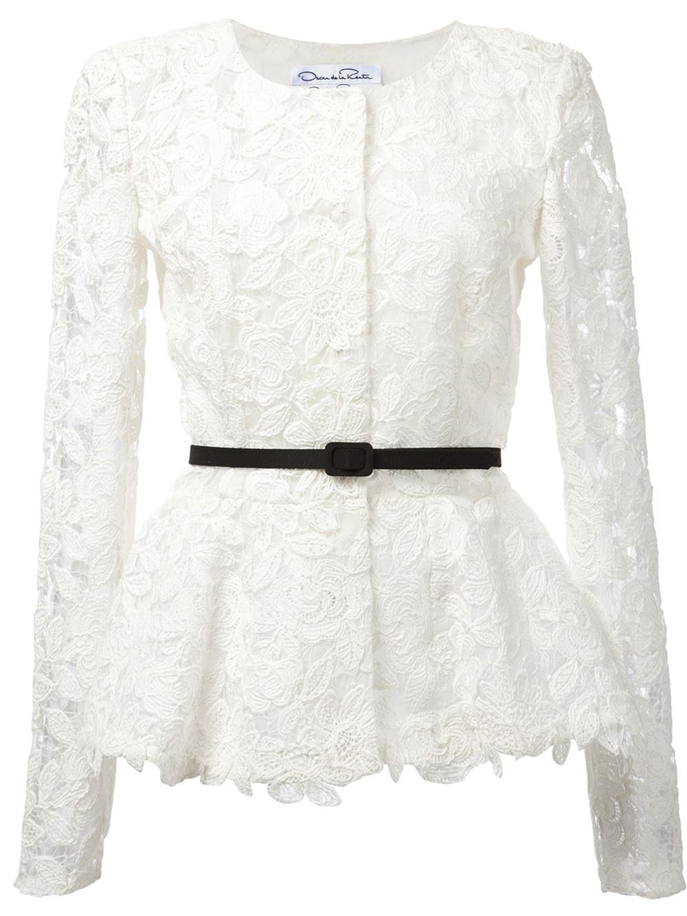 lace peplum jacket