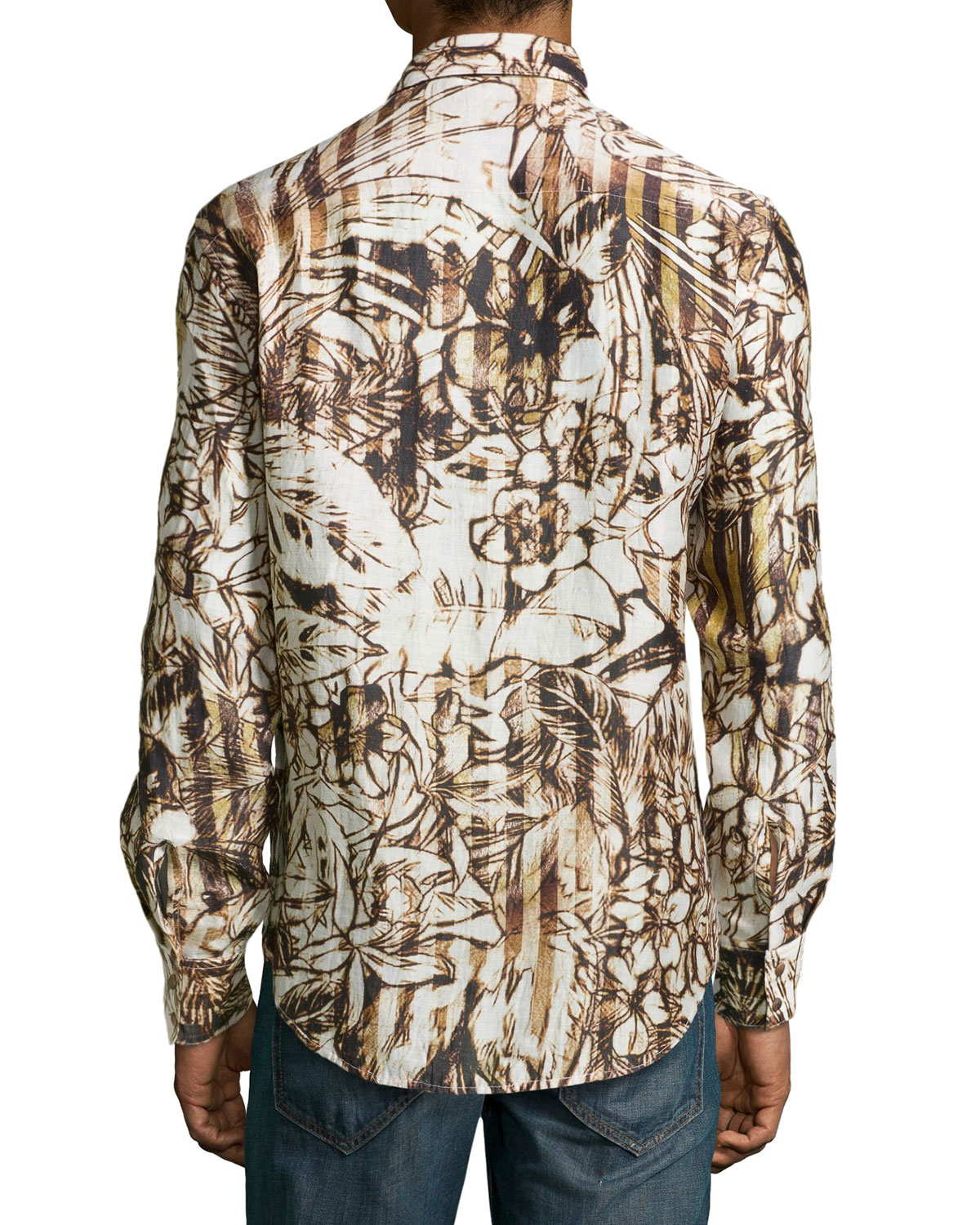 Lyst - Robert Graham Durante Limited L/S Woven Sport Shirt in Brown for Men