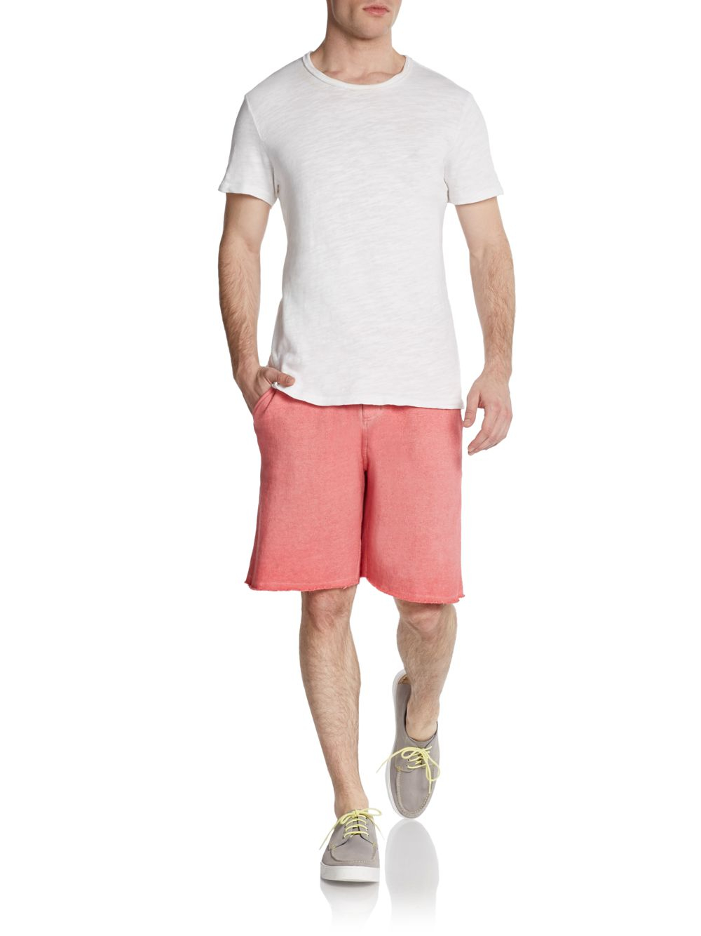 pink nike sweat shorts