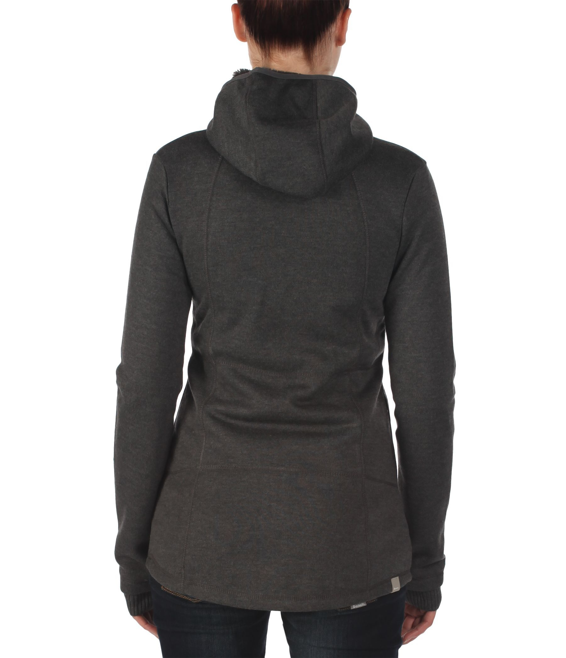 Bench Thinlined Zip Thru Funnel Neck Hoodie in Gray (Grey) Lyst