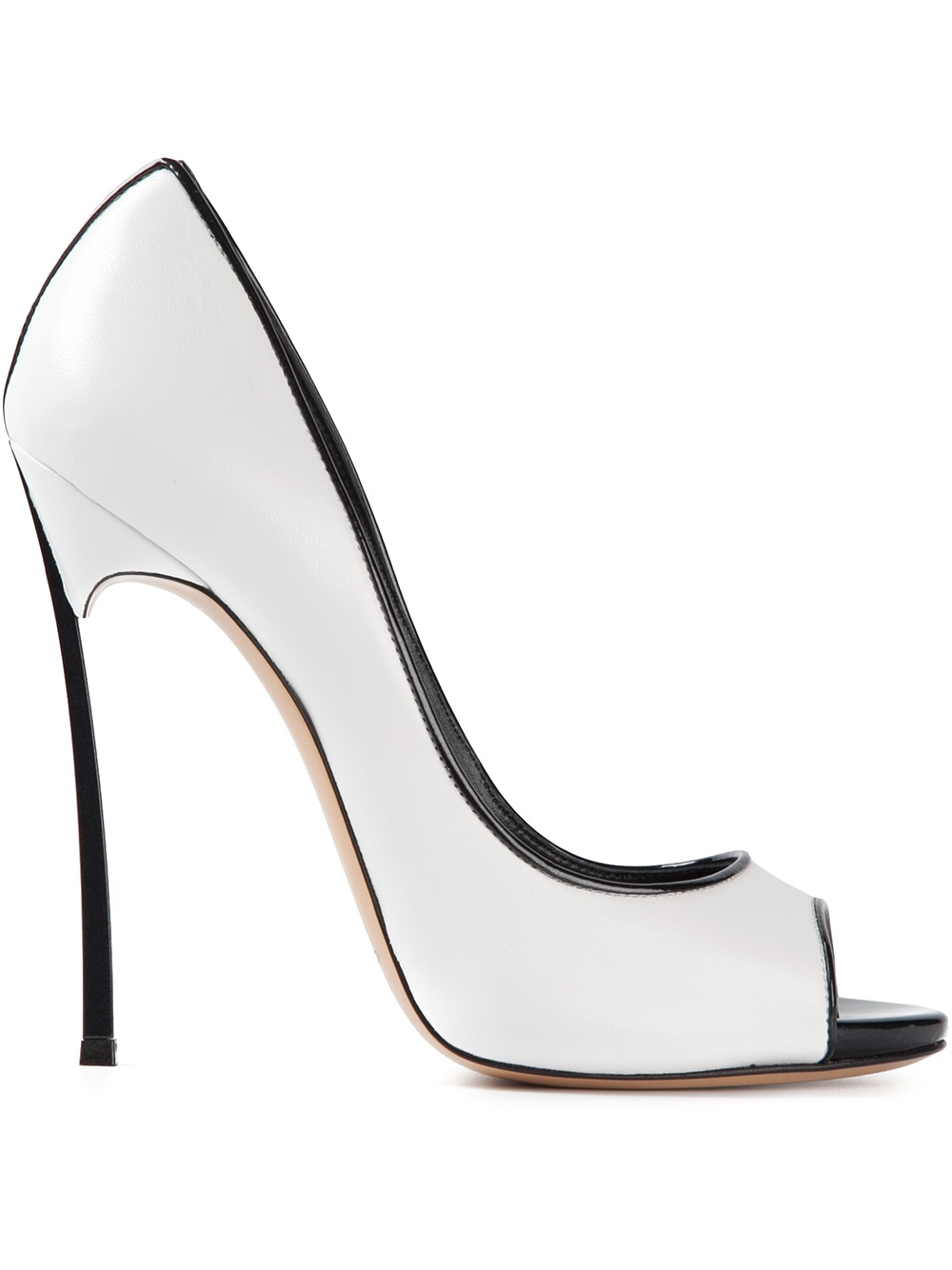 casadei peep toe pumps