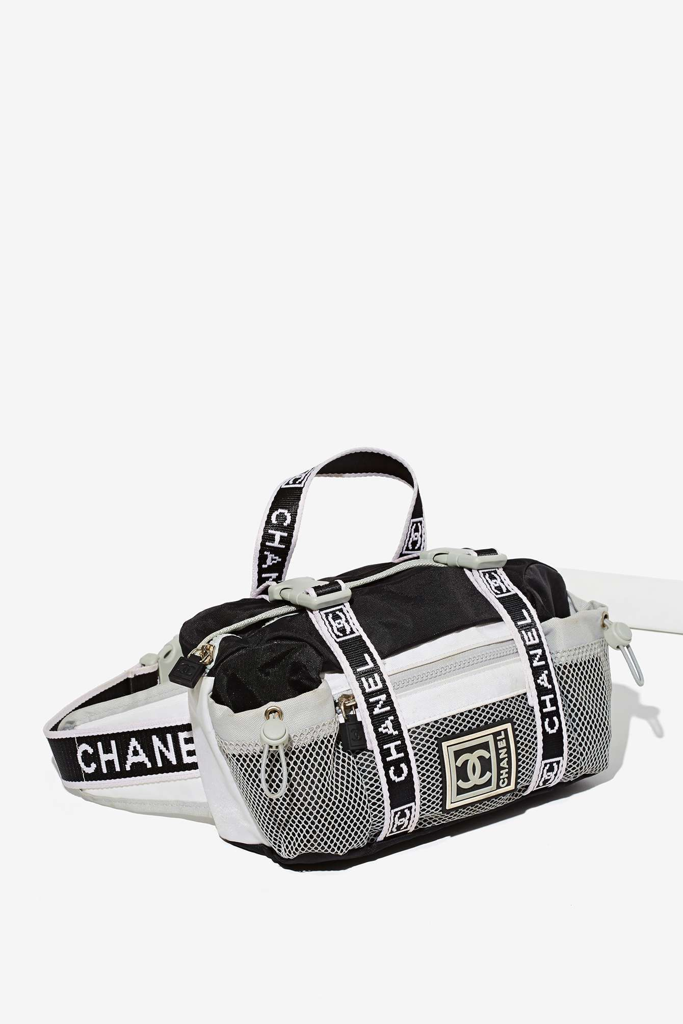 Nasty Gal Vintage Chanel Sport Fanny Pack in Black - Lyst