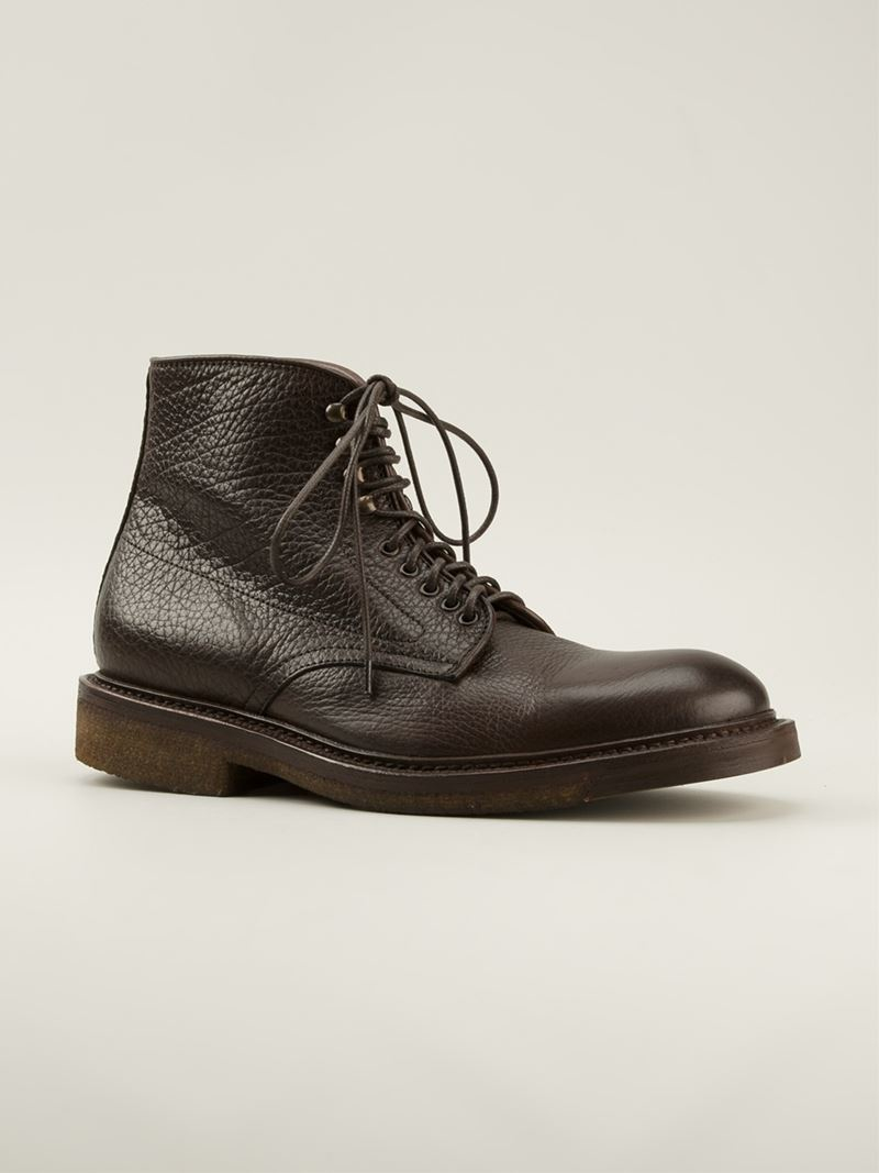 Henderson Lace-up Boots in Brown for Men - Lyst