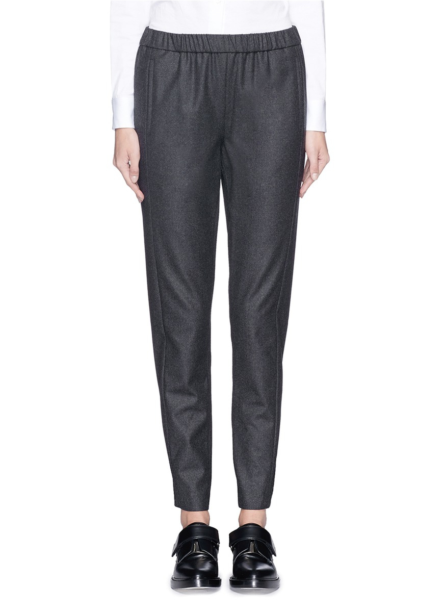 Theory 'thorene' Elastic Waist Wool 