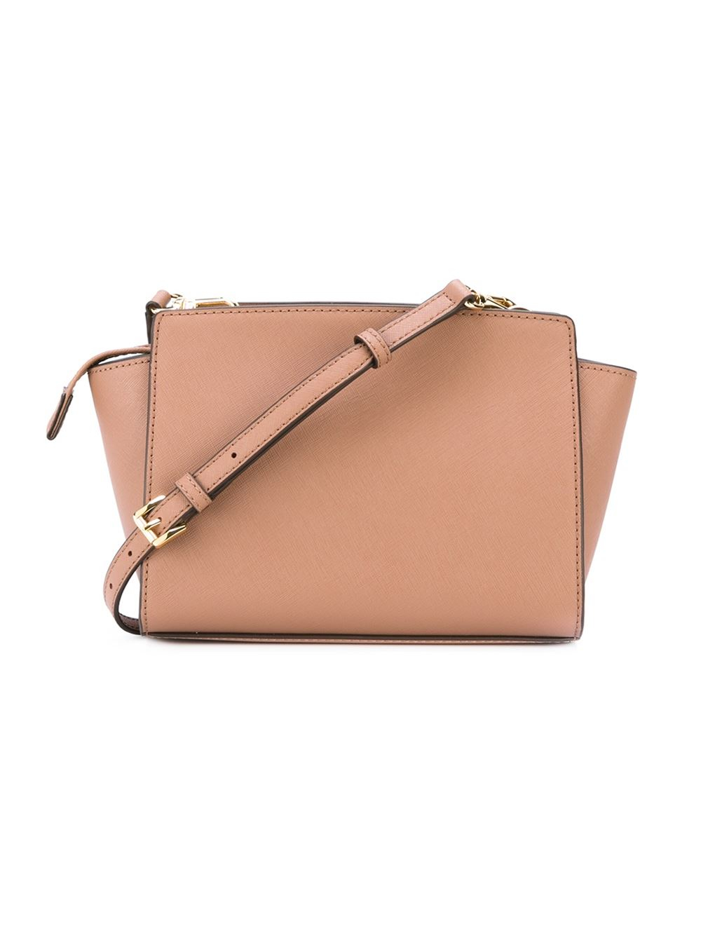 Michael Kors Daniela Large Saffiano Leather Crossbody Bag - Soft Pink  32S0GDDC3L-187 - AllGlitters