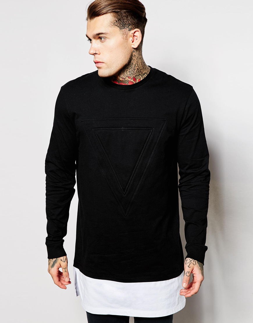 long sleeve extended tee