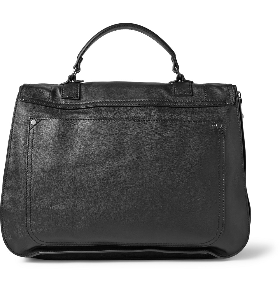 Proenza Schouler Ps1 Extra Large Leather Satchel in Black for Men