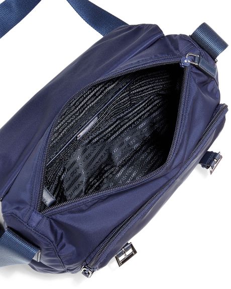 Prada Vela Medium Messenger Bag in Blue (NAVY) Prada Vela Medium Messenger Bag in Blue (NAVY)
