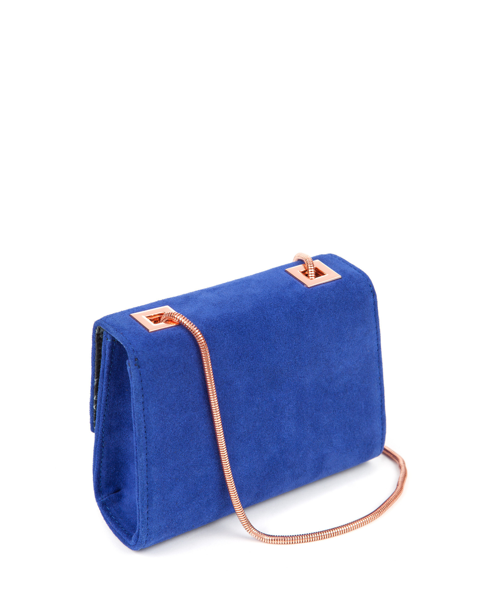 ted baker blue clutch bag
