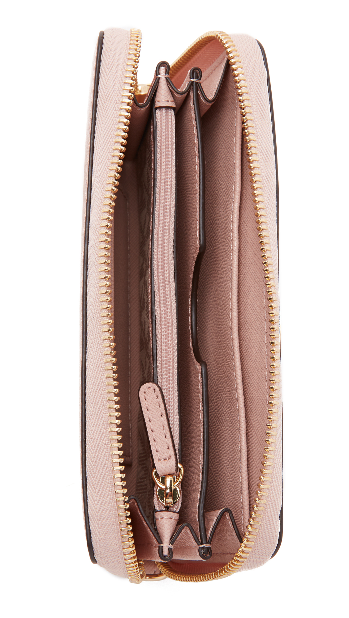 Jet set leather wallet Michael Kors Pink in Leather - 20414074
