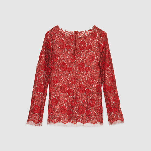 gucci lace shirt