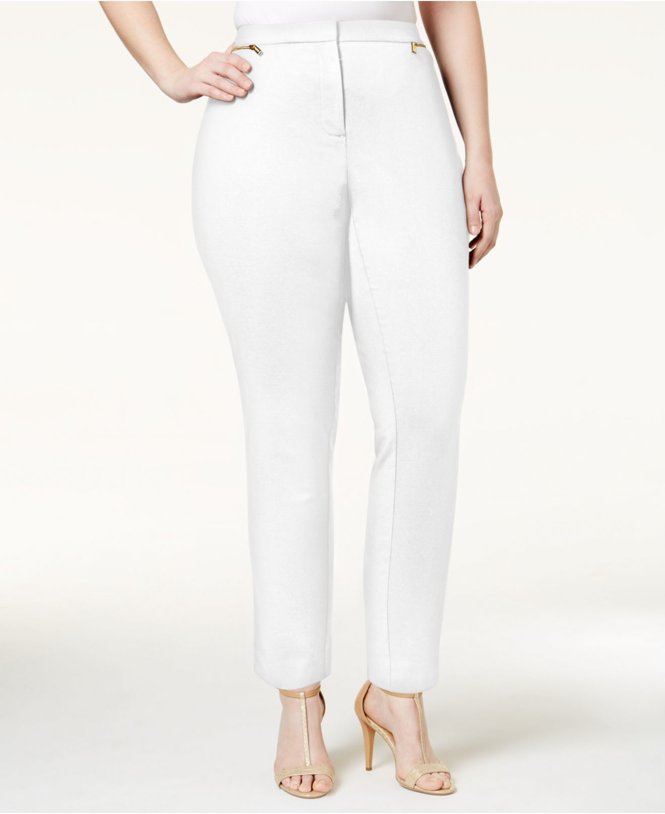 calvin klein ankle pant with zip calvin klein ankle pant with zip