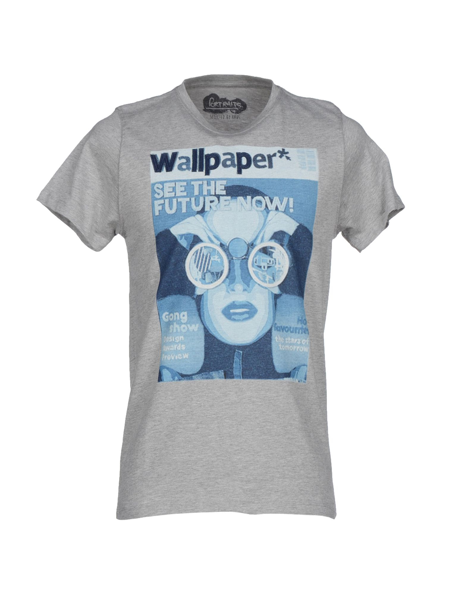Lyst Kaos T Shirt In Gray For lyst kaos t shirt in gray for