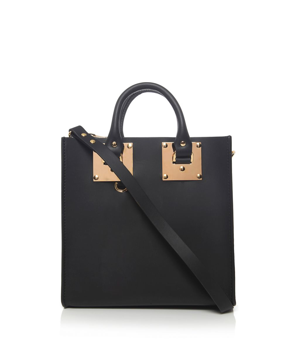 Lyst - Sophie Hulme Square Tote Bag in Black