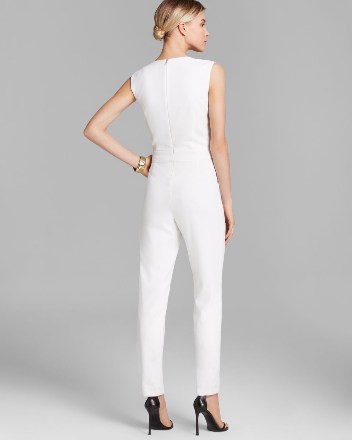 trina turk white jumpsuit