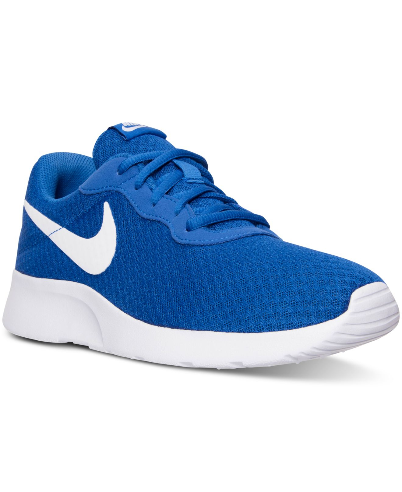 Lyst - Nike Men's Tanjun Casual Sneakers From Finish Line in Blue for Men