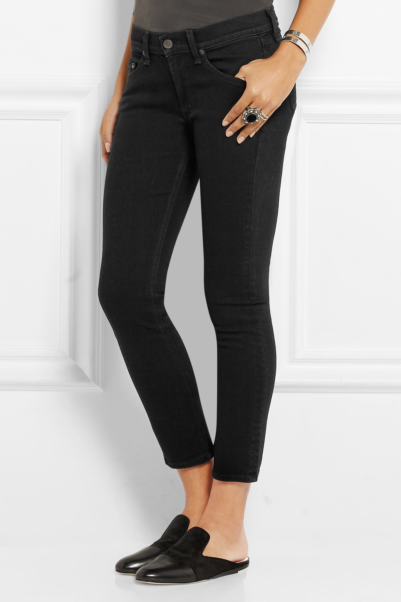 rag & bone black skinny jeans