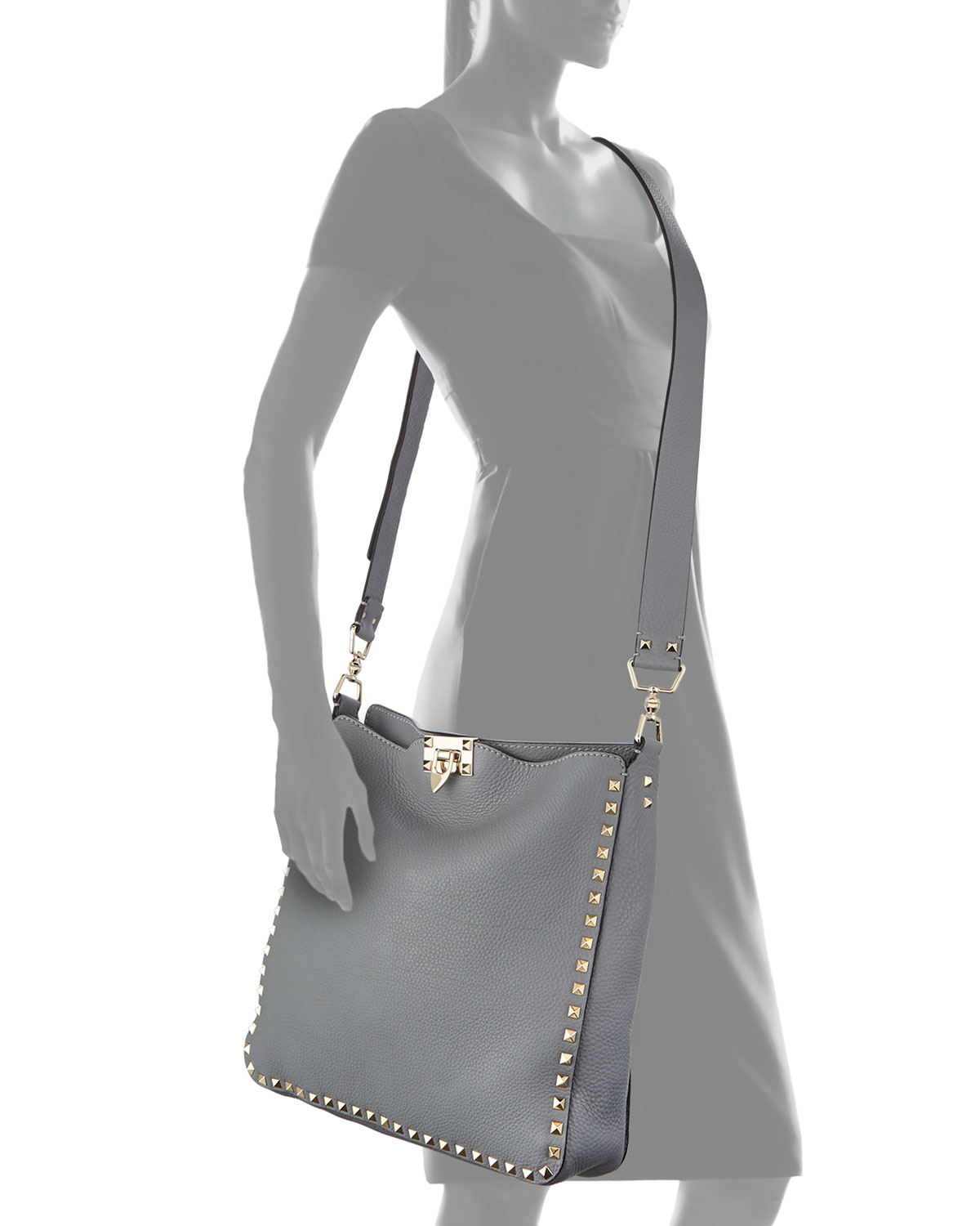 valentino rockstud messenger bag