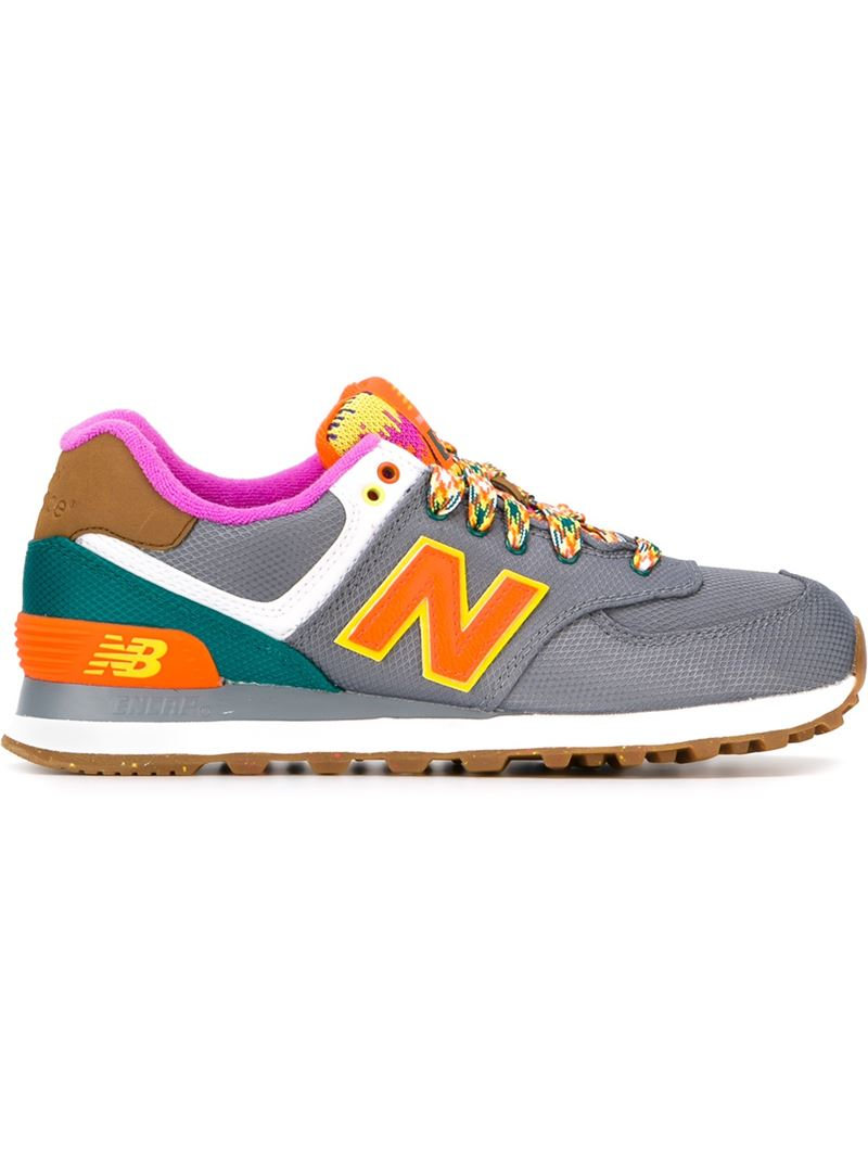 New Balance 'neon Mountain 574' Sneakers in Gray | Lyst