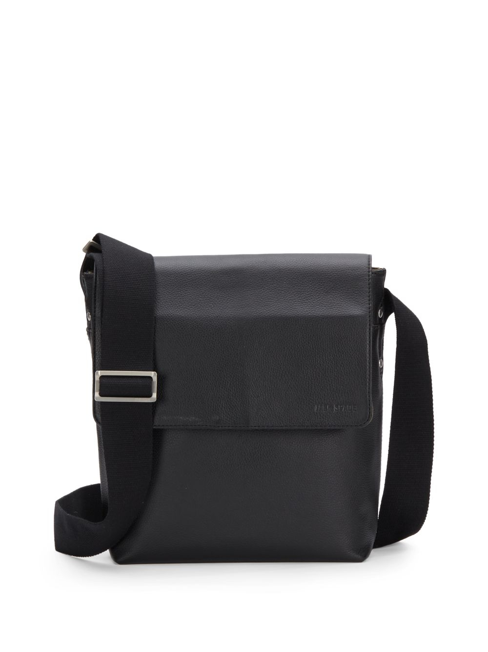 Jack Spade Pebbled Leather Crossbody Bag in Black | Lyst