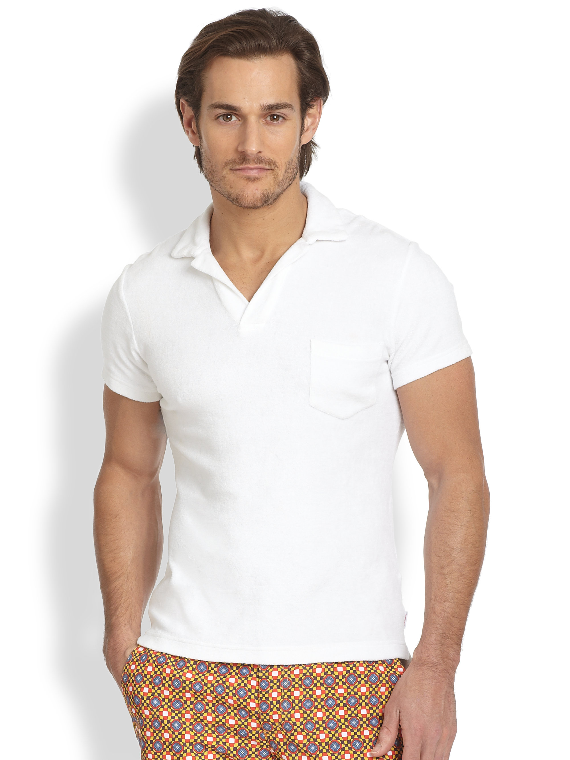 orlebar brown terry polo sale