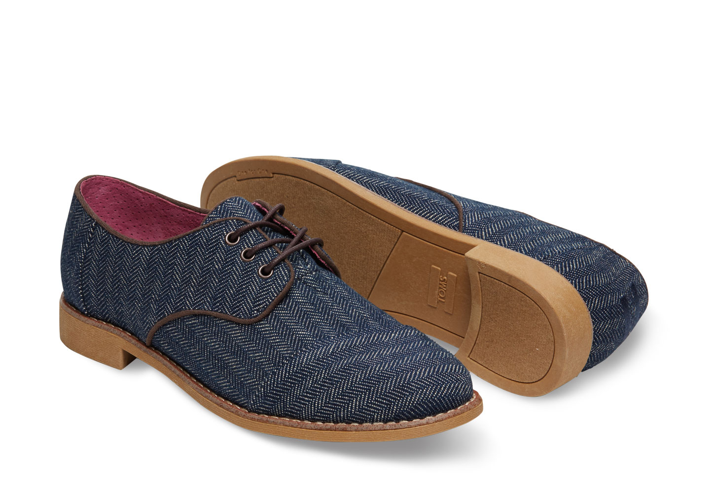 Lyst Toms Herringbone Women�S Brogues in Blue