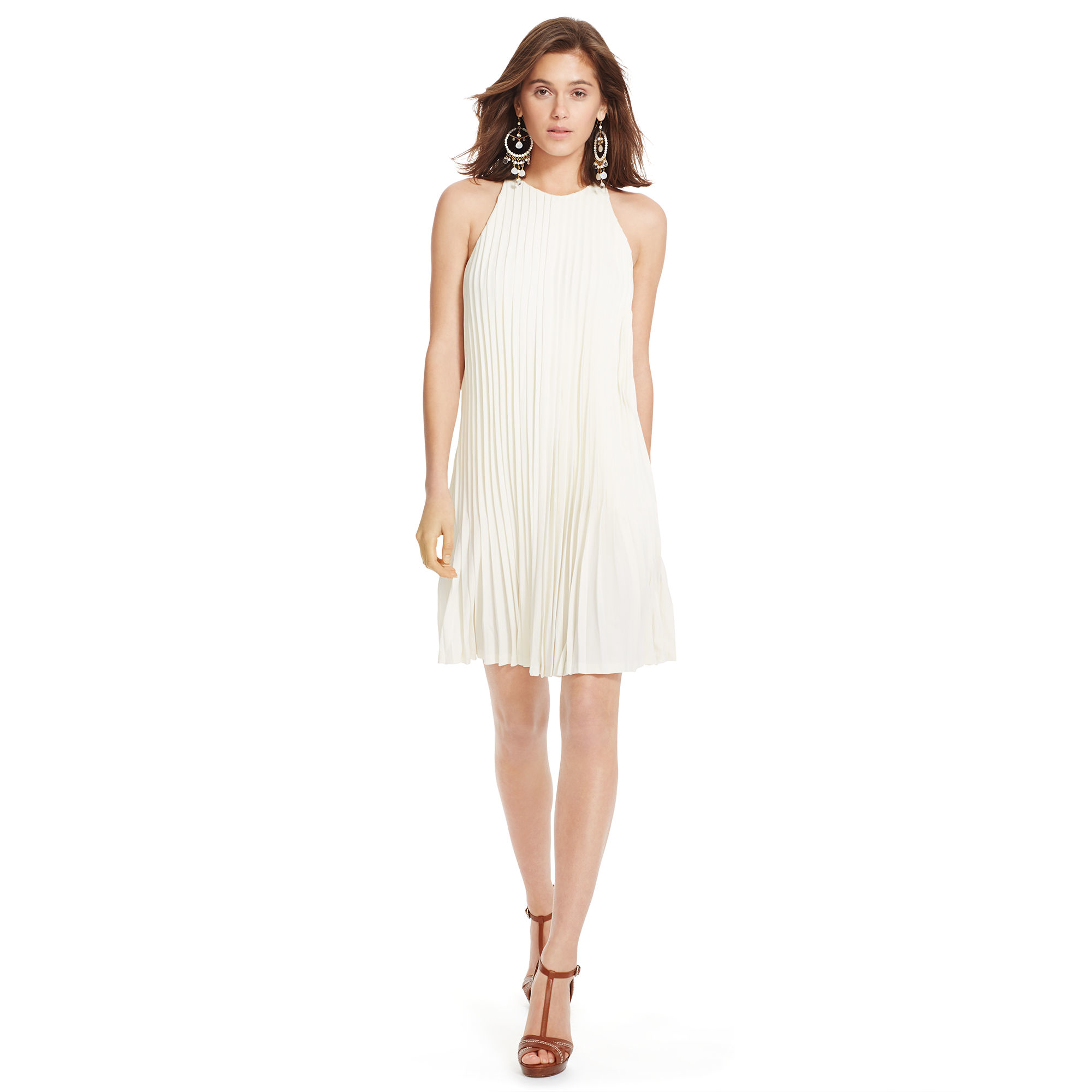 polo ralph lauren pleated dress