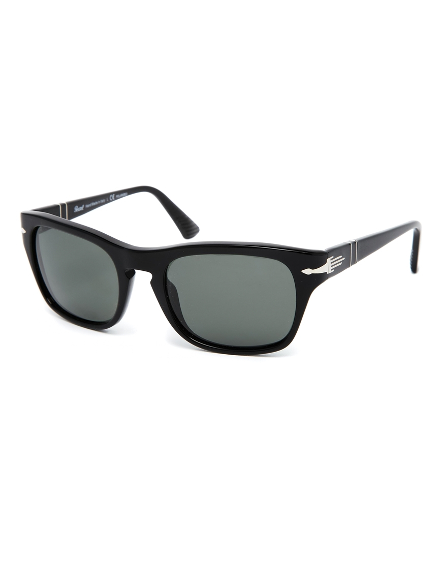 Persol Wayfarer Sunglasses in Black for Men - Lyst