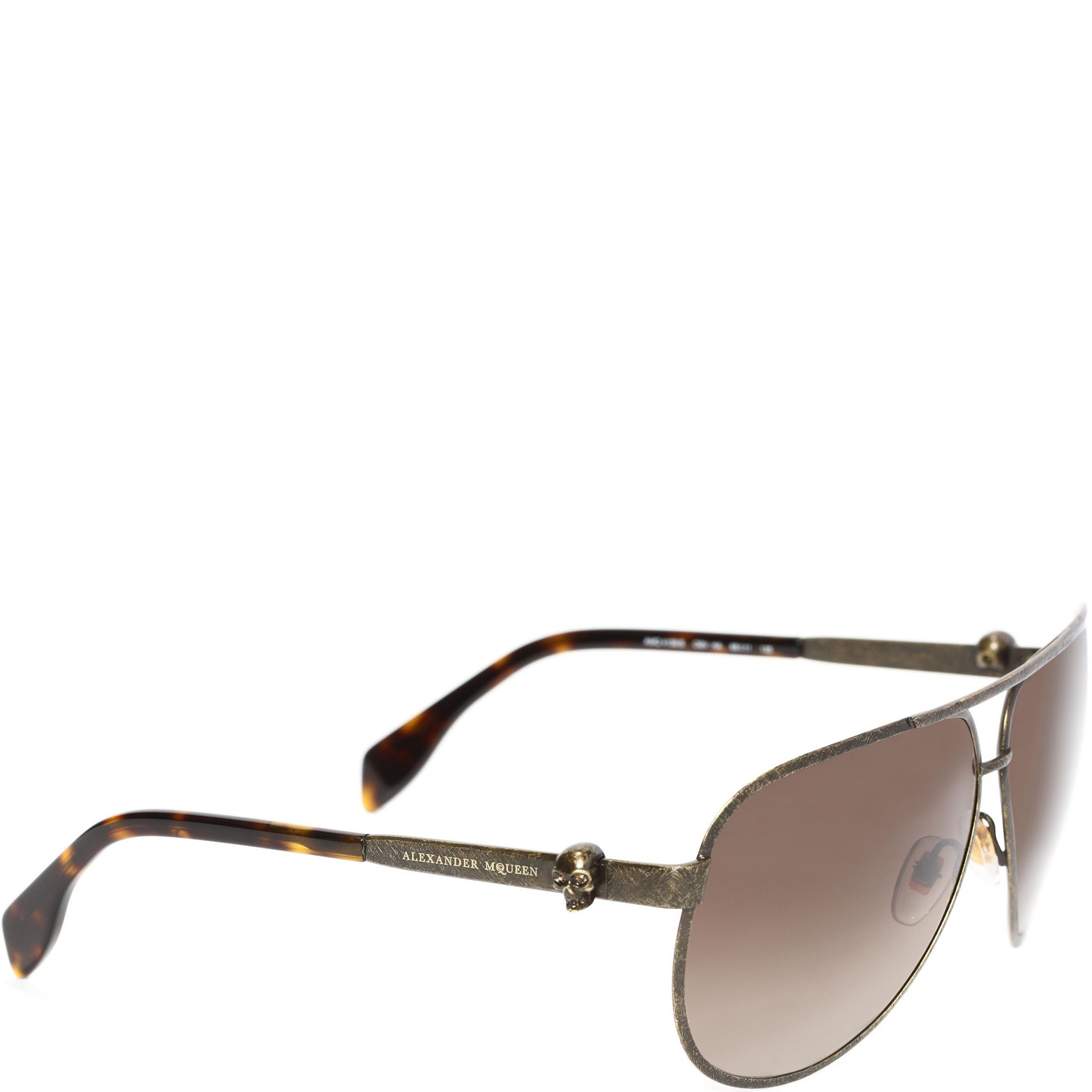 alexander mcqueen sunglasses skull aviators