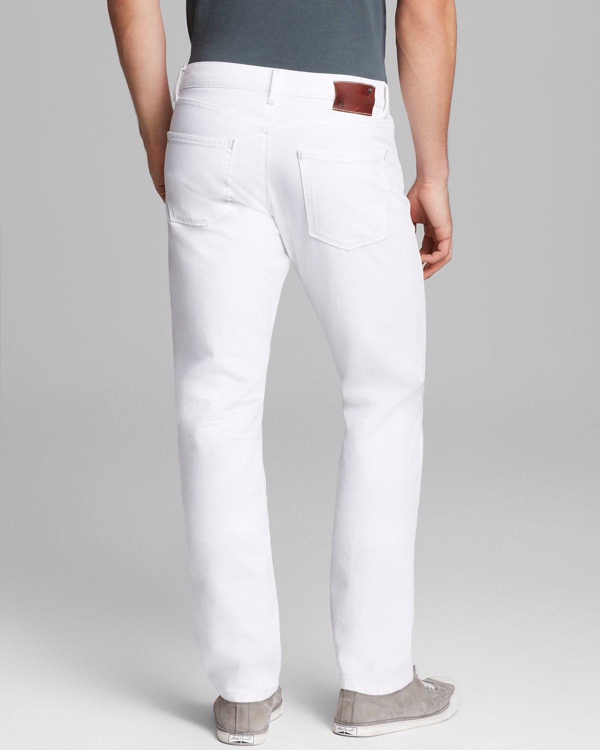 DL1961 Jeans Russell Slim Straight Fit in Chalk in White for Men - Lyst