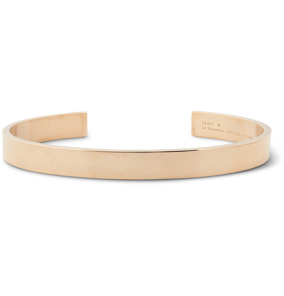 Lyst - Le Gramme Le 29 Polished Red Gold Cuff in Metallic for Men