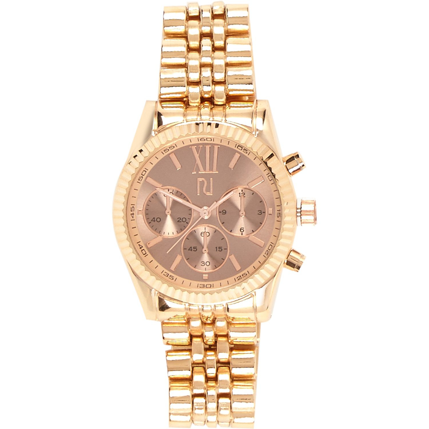 River island Rose Gold Tone Chunky Watch in Pink (rose) Lyst