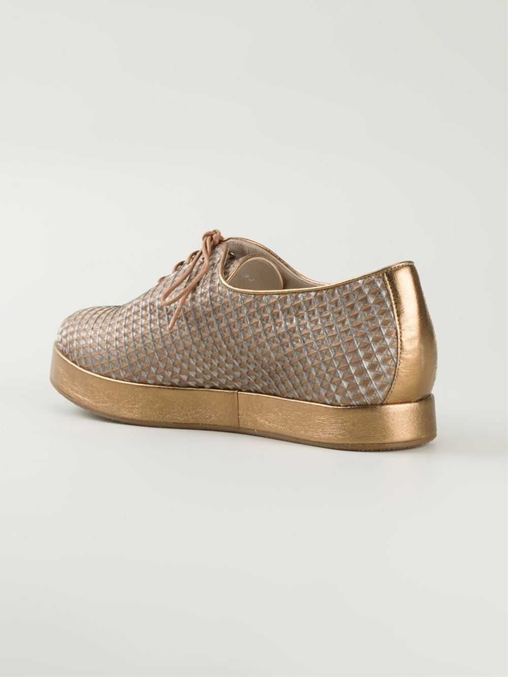 Armani shoes Gold