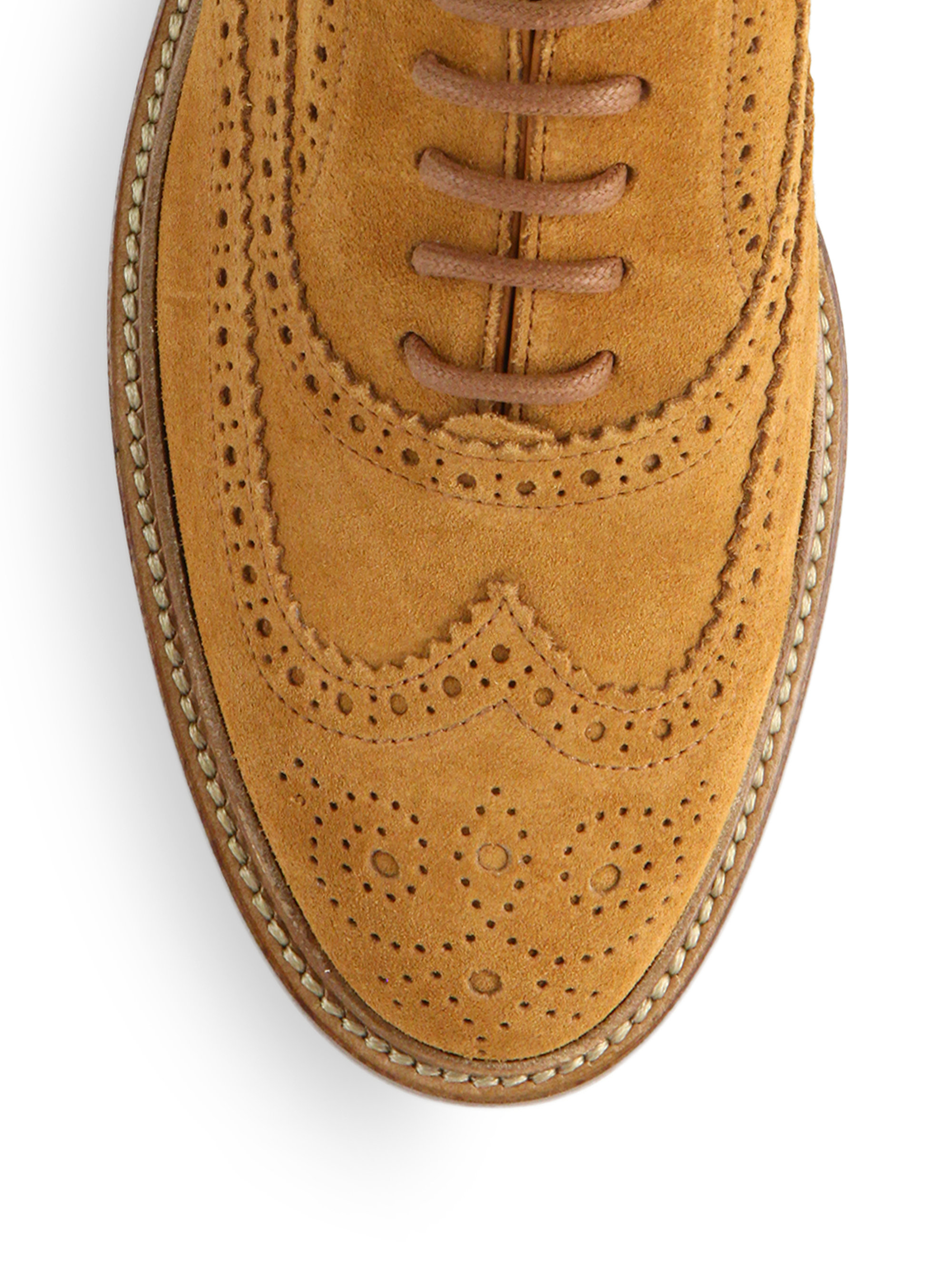 wingtip saddle shoes