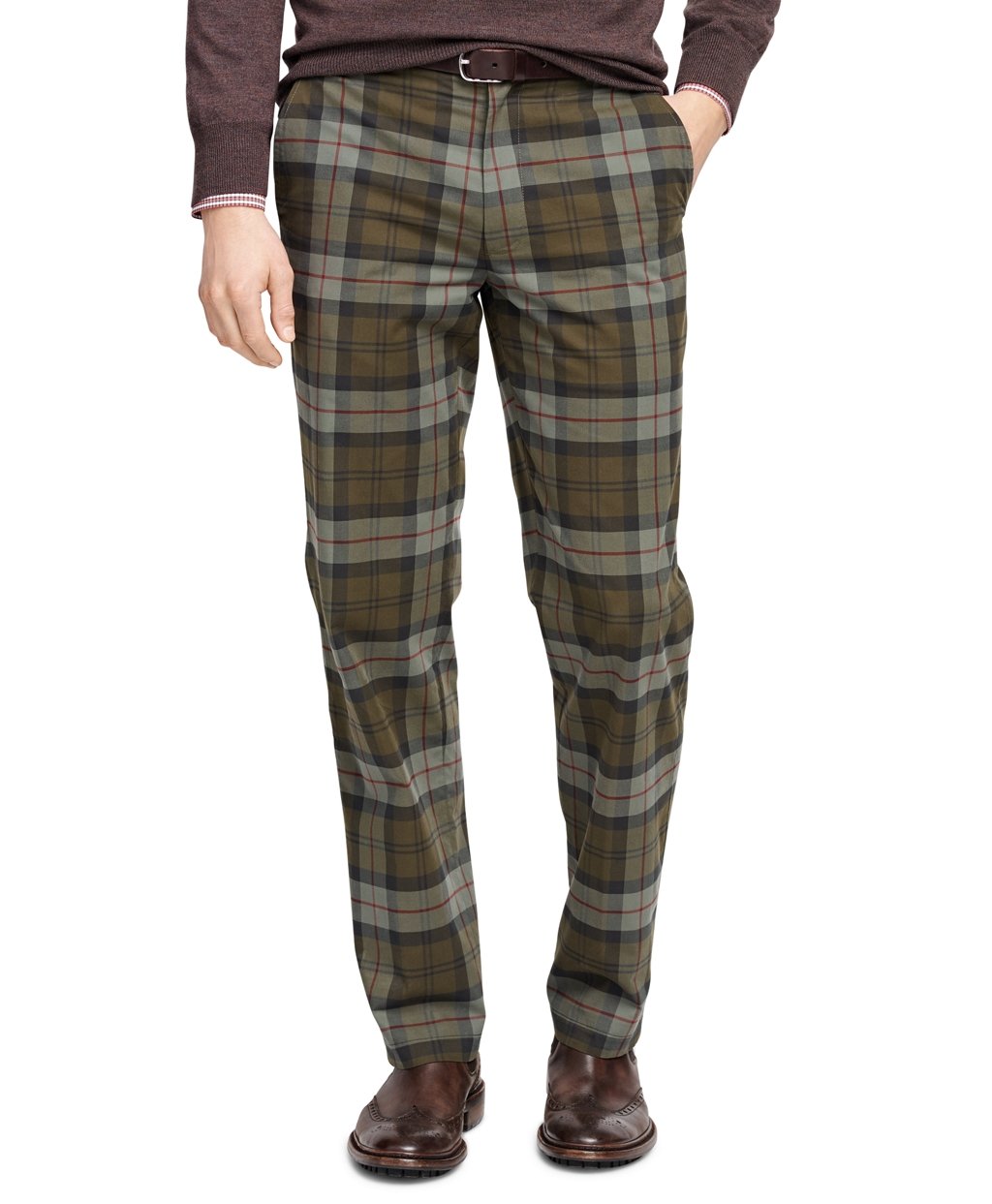 brooks brothers plaid pants