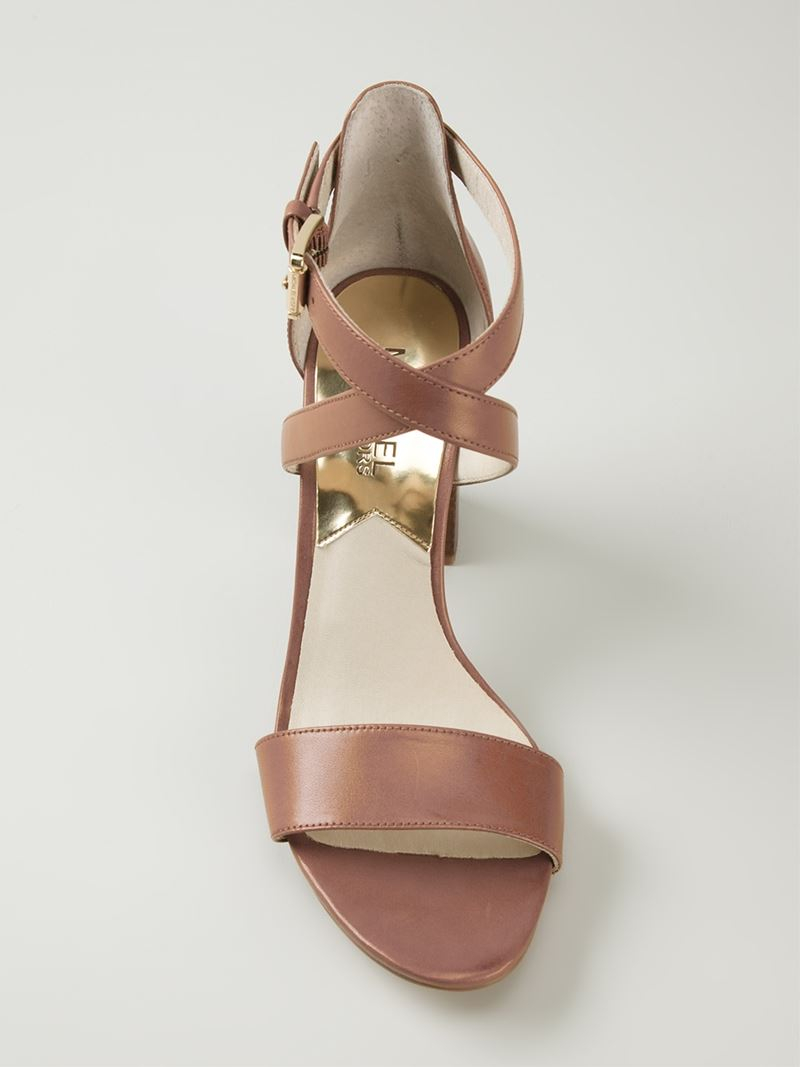 michael kors chunky heel