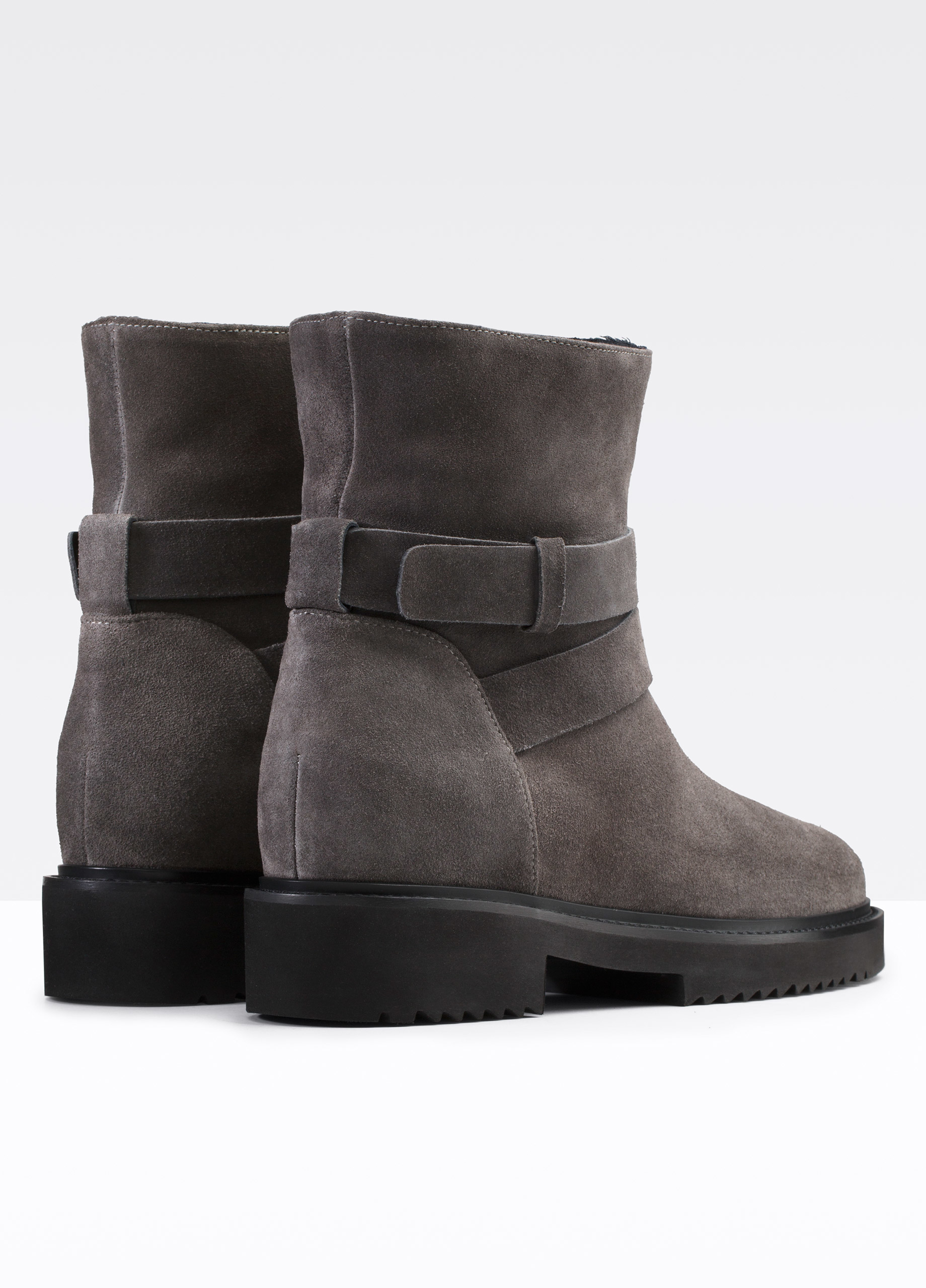 vince shearling boots
