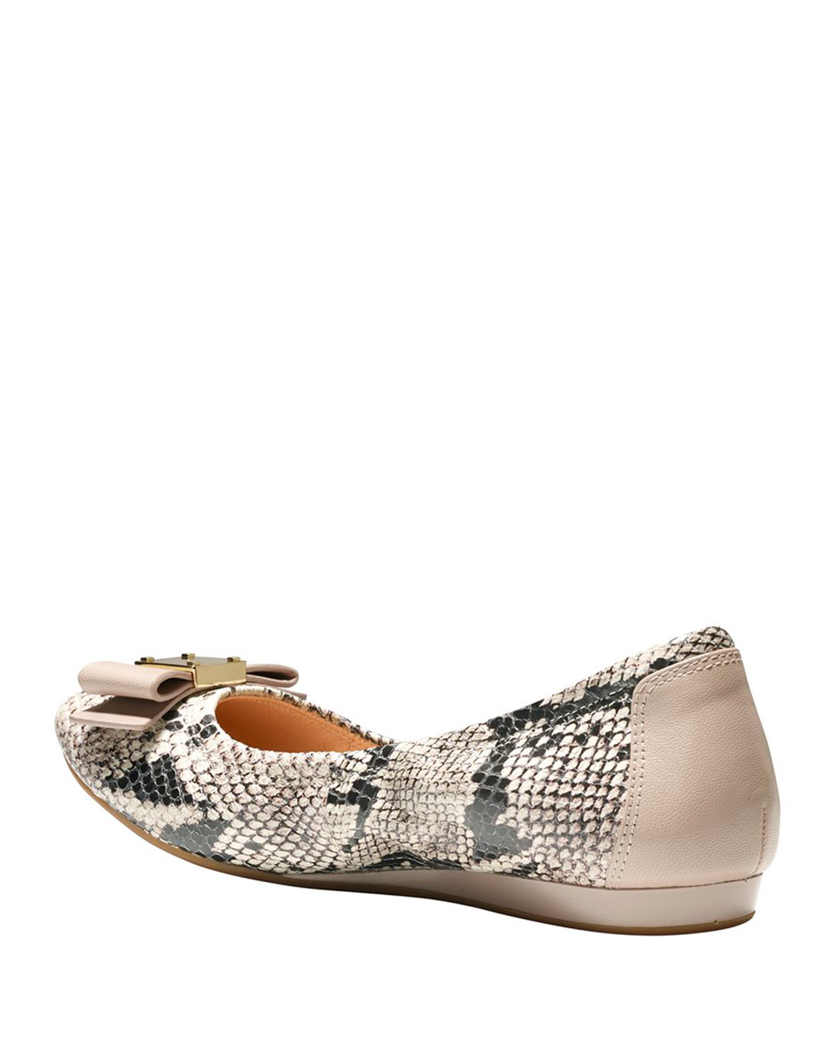 snake ballet flats