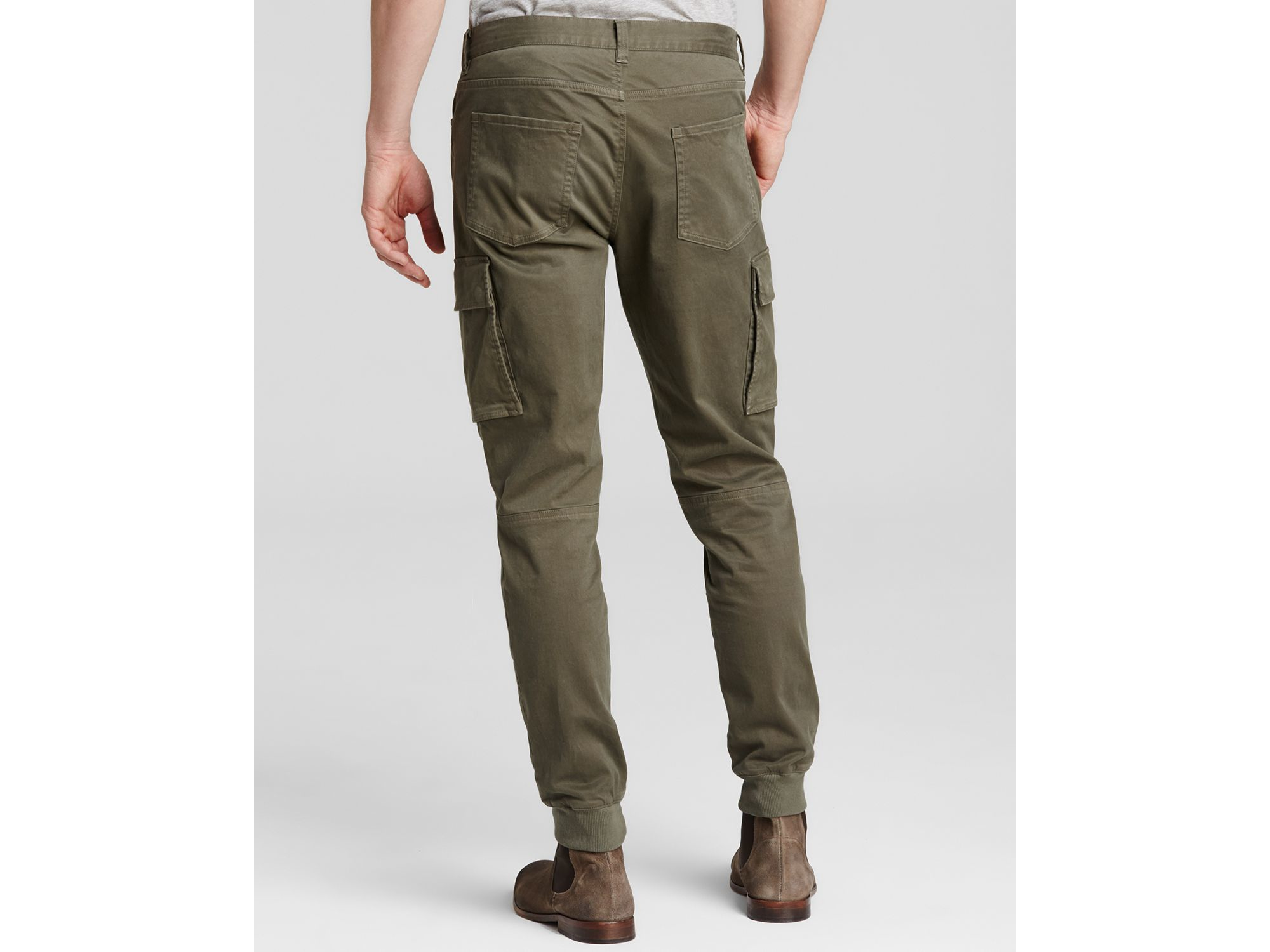Vince Twill Cargo Jogger Pants in Green for Men - Lyst