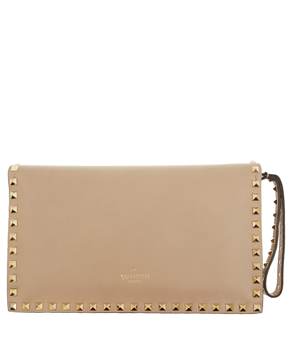 Valentino beige clutch Clearance
