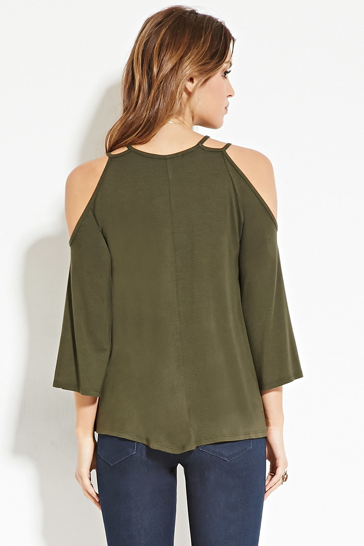 Forever 21 Open-shoulder Top You've 