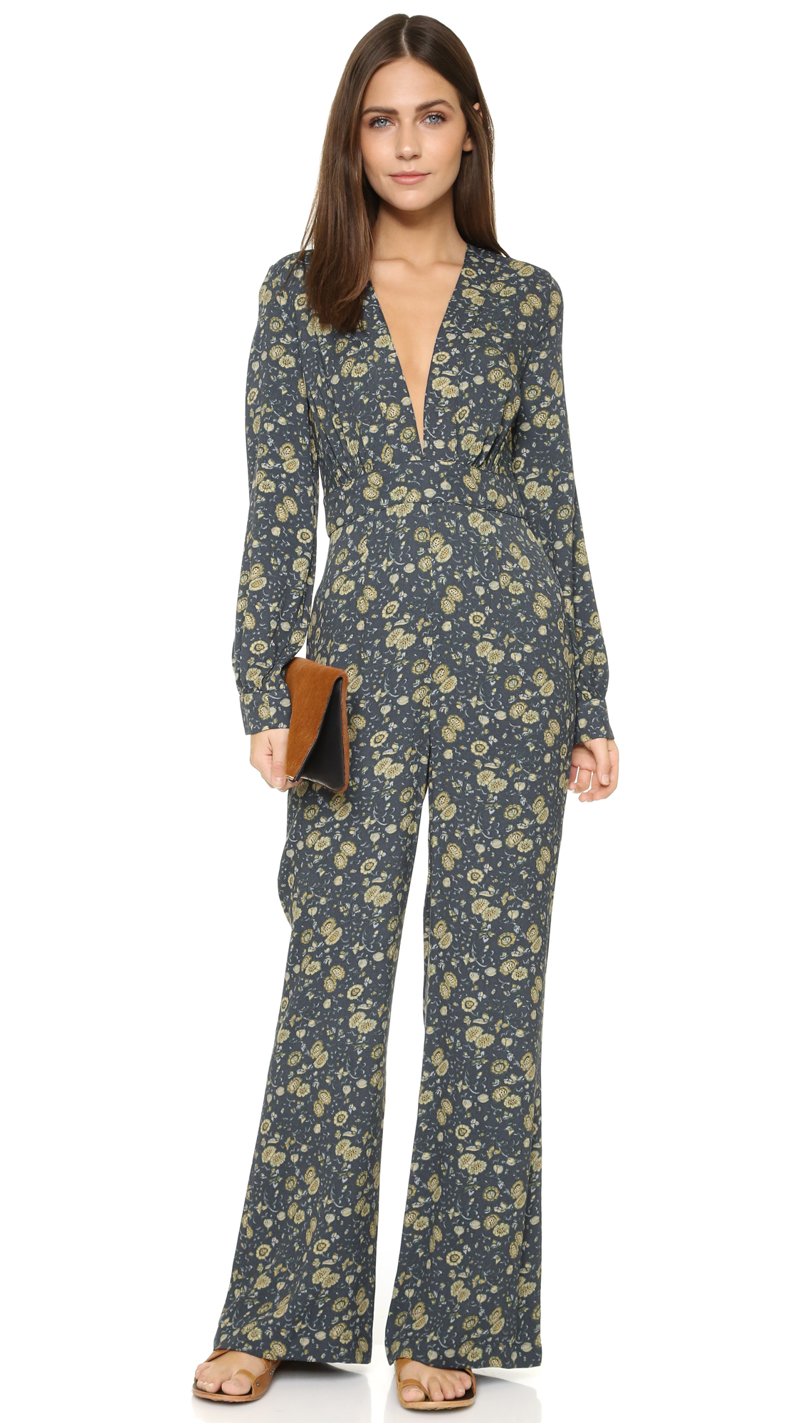 free people yellow jumpsuit